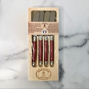 Laguiole Jean Dubost Knife spreaders Set of 4 NEW